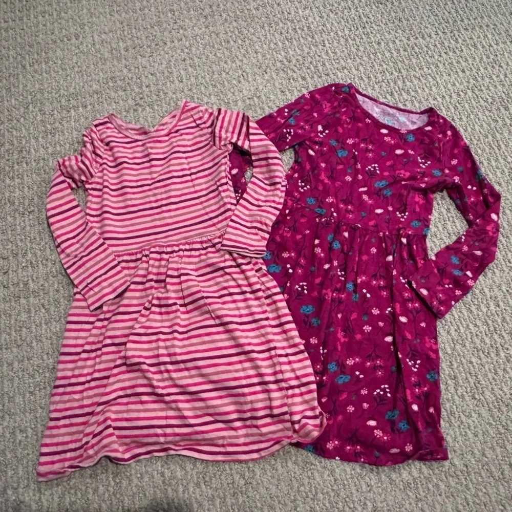 5 for $25 SALE 🎉 Carter's Floral Dress with Pink and Blue Accents